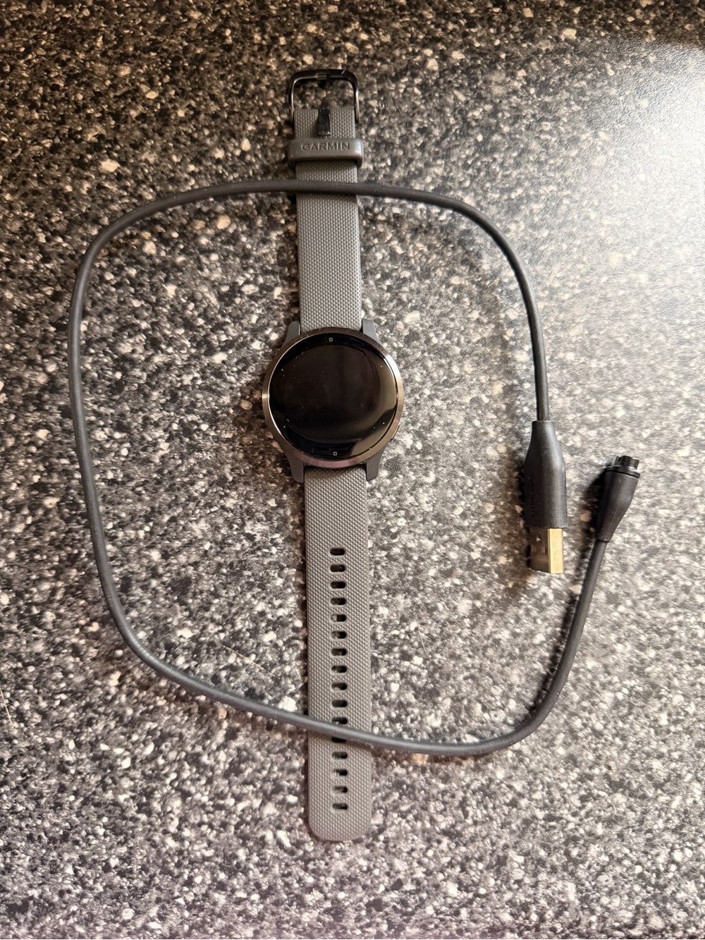 Garmin Venu S2 Gray Fitness Smartwatch with USB Charger